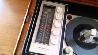 Mint Condition Antique Magnavox Astro Sonic Stereo Record Player Cabinet - All Original 1960's
