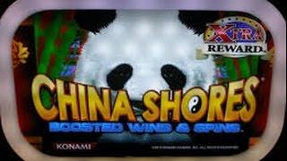 China Shores Konami Slot Machine Bonus Spins Planet Hollywood