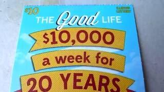 $10 Lottery Ticket - The Good Life - $10,000 a week for 20 YEARS