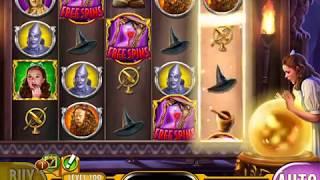WIZARD OF OZ: DREAMS OF KANSAS Video Slot Casino Game with a "MEGA WIN" FREE SPIN BONUS