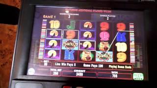 Wolf Run Bonus Win on 4 Play Machine