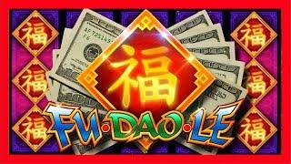 FIRST SPIN MASSIVE WIN! RECORD WIN For SDGuy on Fu Dao Le Slot Machine Bonus!