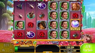 THE WIZARD OF OZ POPPY FIELDS Video Slot Casino Game with a FREE SPIN BONUS