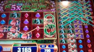 Forbidden Dragons Slot Machine Bonus + Retrigger - 16 Free Games with 5x Line Pays, Nice Win (#2)