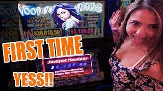 JACKPOT HANDPAY!! $62/BET on Voodoo Vixens in Las Vegas w/ Lady Luck HQ!