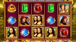 DOUBLE DAVINCI DIAMONDS Video Slot Casino Game with a FREE SPIN BONUS