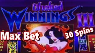 ⋆ Slots ⋆THAT'S WHY I LUV 6 REELS SLOT⋆ Slots ⋆WICKED WINNINGS III Slot (ARISTOCRAT) ⋆ Slots ⋆MAX BET 30 SPINS !⋆ Slots ⋆MAX 30 #16