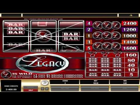Free Legacy slot machine by Microgaming gameplay ★ SlotsUp