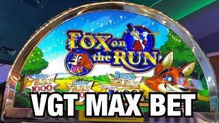 HOW ARE RIVER SPIRIT CASINO VGT SLOTS? FOX ON THE RUN AND 9-LINER MAX BET !!