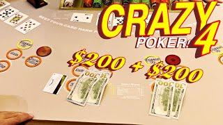 CRAZY 4 POKER AT THE TABLES!