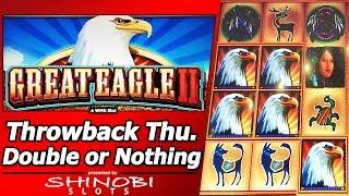 Great Eagle II Slot - TBT Double or Nothing, Live Play and Free Spins Bonus