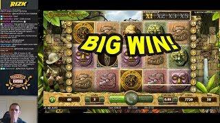 BIG WIN on Gonzo's Quest Slot - £3 Bet