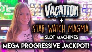 AWESOME!! MEGA PROGRESSIVE JACKPOT! Starwatch Magma Slot Machine!!