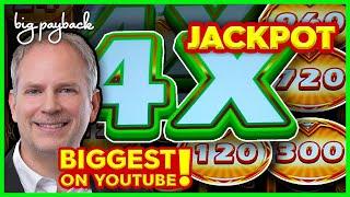 BIGGEST JACKPOT ON YOUTUBE!! for Cash Fortune Deluxe Turtle Slot!