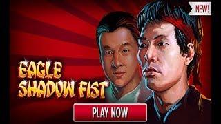 Eagle Shadow Fist Online Slot from RTG with Free Spins Bonus and Progressive Jackpot