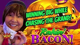 Rakin in the Big Money! So Much Bacon!