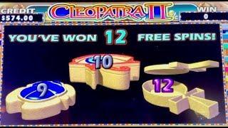 •️ FULL SESSIONS •️CLEOPATRA 2 CLEO 2 SLOT MACHINE •️MOHEGAN SUN