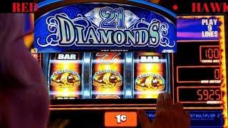 NEW GAME *21 Diamonds* **Classic Hot Hot Re-Spin** live/spins/bonus prizes