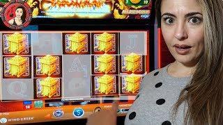 INSANE Line Hit & Bonus Round on All Pays Gold Slot Machine!
