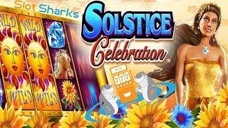 Solstice Celebration - Max Bet - Free Spin Bonus Rounds ! Konami Slot