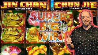 BIG WIN• •JIN CHAN FORTUNE TOAD• LIVE PLAY •CHUN JIE LION DANCE• FREE SPINS