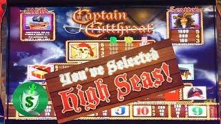 Captain Cutthroat slot machine, out on the High Seas again
