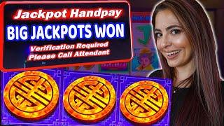 MASSIVE Run on Triple Fortune Dragon Slot Machine in Las Vegas! 2 JACKPOTS!