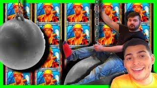 *** NEW *** Nate  Helps Me Swing In Some FUN on Wrecking Ball Slot Machine BONUS With SDGuy1234