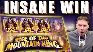 INSANE WIN on Rise of the Mountain King Slot - £3 Bet