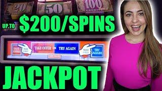 Down To The Wire on $200/SPIN & Top Dollar Symbol HITS a JACKPOT!