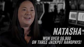 Natasha Wins Handpays at San Manuel Casino! [Jackpot Stories - Ep.18]