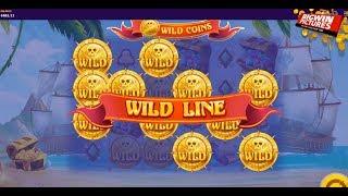 Piggy Pirates Slot - Wild lines BIG WIN!