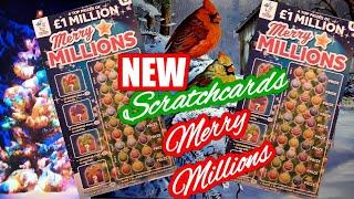 NEW Scratchcards..MERRY MILLIONS...Winter Wonderlines..V.I.P..3 Times Lucky