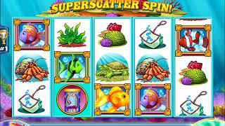 GOLD FISH Video Slot Casino Game with a SUPER SCATTER SPIN BONUS