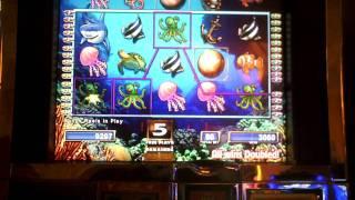 Slot machine bonus win on Golden Pearl at Borgata Casino