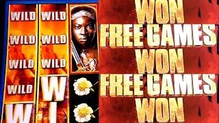 The Walking Dead 2 Slot Machine Max Bet Bonus Won+ WILD HORDE  | Live Slot Play