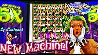 • FIRST TRY • WILL WONKA WONKAVATOR slot machine LIVE PLAY BONUS WINS!