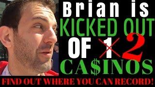 Brian is KICKED OUT of 2 Casinos! • Recorded LIVE @ Cromwell and PH • Find Out Where to Record Slots