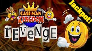Getting The MOST EPIC REVENGE On Cashman Kingdom Slot Machine!