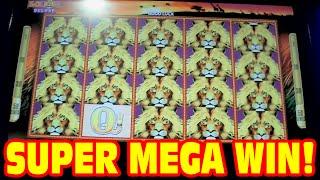 50 Lions DELUXE - SUPER MEGA BIG WIN - New Slot Machine 3 Bonus Showcase