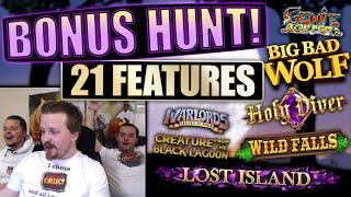Bonushunt #8, 21 features - Results