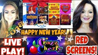 •HAPPY NEW YEAR!• LAST PLAY OF 2017! | FUN DAY! | •VGT CRAZY CHERRY• | •️LIGHTNING LINK•️