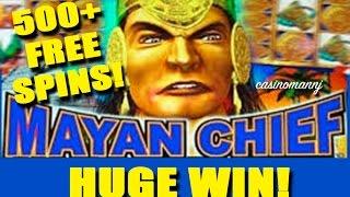 Mayan Chief Slot - *HUGE WIN* - Slot Machine Bonus
