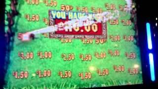 Rainbow Riches fields of Gold Toadstool Feature & Gambles - Barcrest £500 B3 Fruit Machine