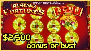 ★ Slots ★️Rising Fortunes Jin Ji Bao Xi HIGH LIMIT Bonus or Bust Session 4 Grand Channel Member Sonn
