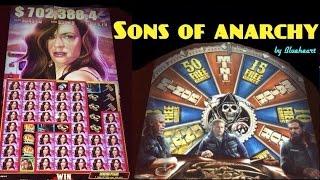SONS OF ANARCHY slot machine Line hits and Bonus WIN