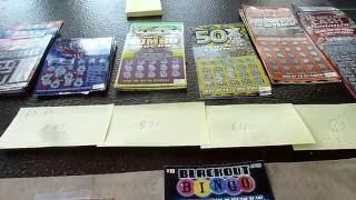 Scratching Every Scratch Off Lottery Ticket from my local store | $10 Crossword & Bingo