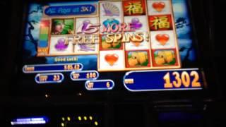 Great Wall 2 - WMS Money Burst Slot Machine Bonus Win w/Retrigger