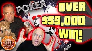 •️ MASSIVE POKER HIT$ •️ Over $55,000 in Jackpots! •| The Big Jackpot