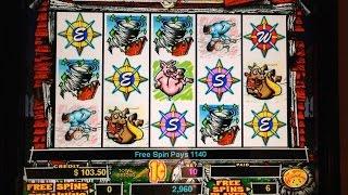 Retrigger! Money Storm Slot Machine BONUS $2 Max Bet